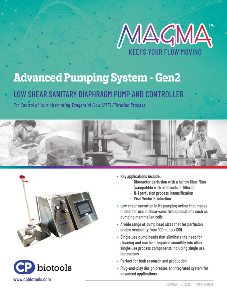CP Biotools Advance Pumping System Gen 2 Brochure