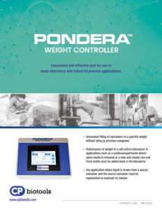 CP Biotools Pondera Weight Controller Brochure