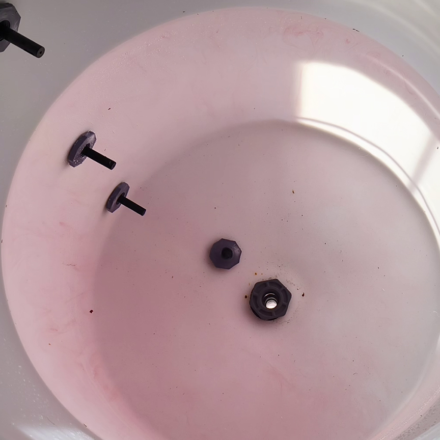 Results of Qualitative Testing 150L Time 1.5 minutes