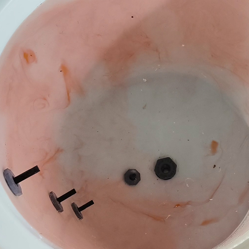 Results of Qualitative Testing 200L Time 1.5 minutes